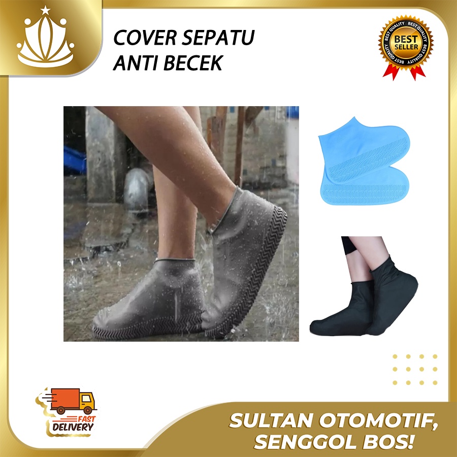 Cover Sepatu Anti Becek Kotor / Sarung Pelindung Sepatu Anti Air