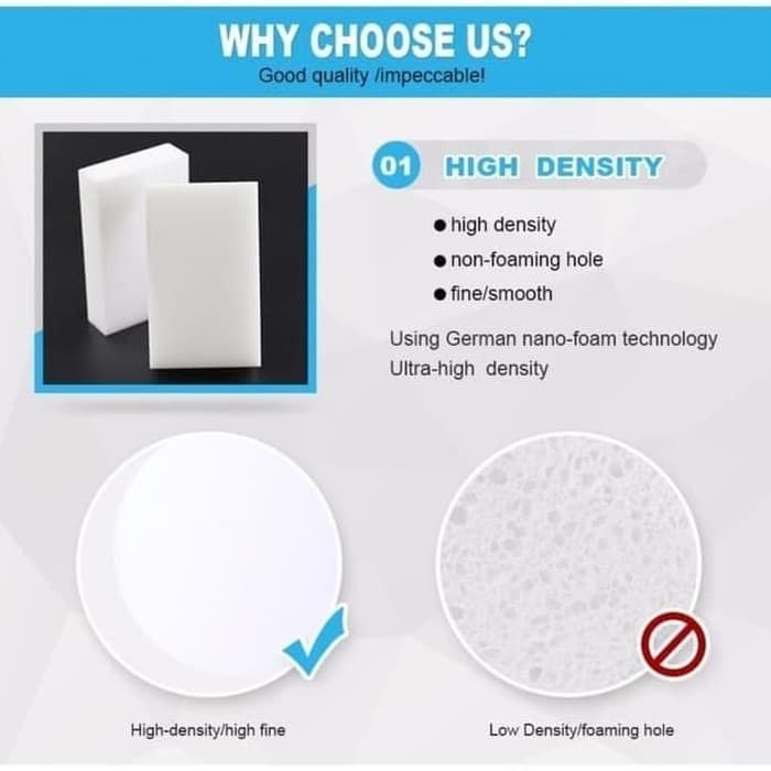 High Density Magic Sponge / Spons Pembersih Busa Ajaib Pembersih Aquarium