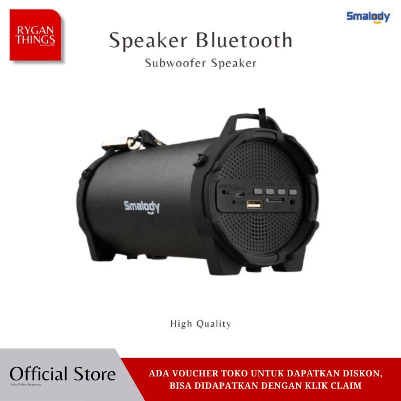 Smalody Portable Bluetooth Speaker with Strap - SL10S