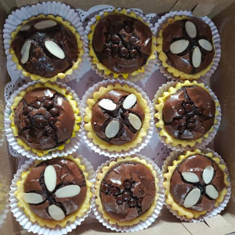 

mini pie brownies