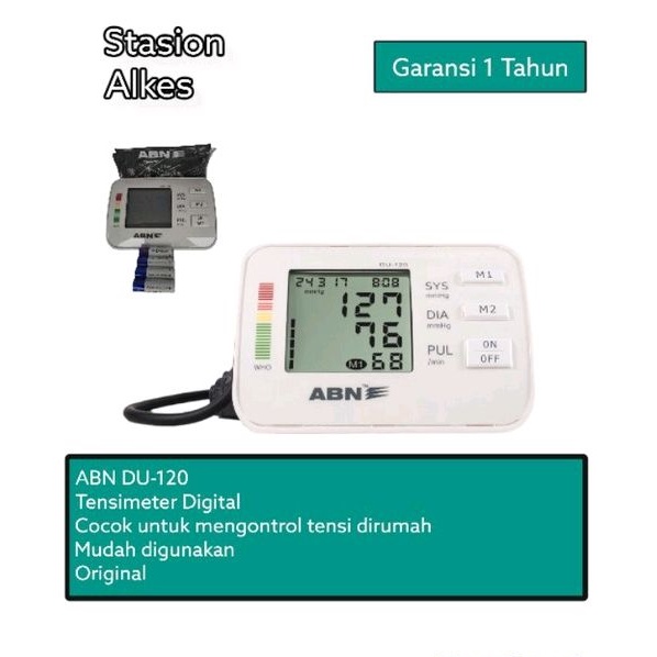 Tensimeter Digital ABN DU120 Blood Pressure Monitor