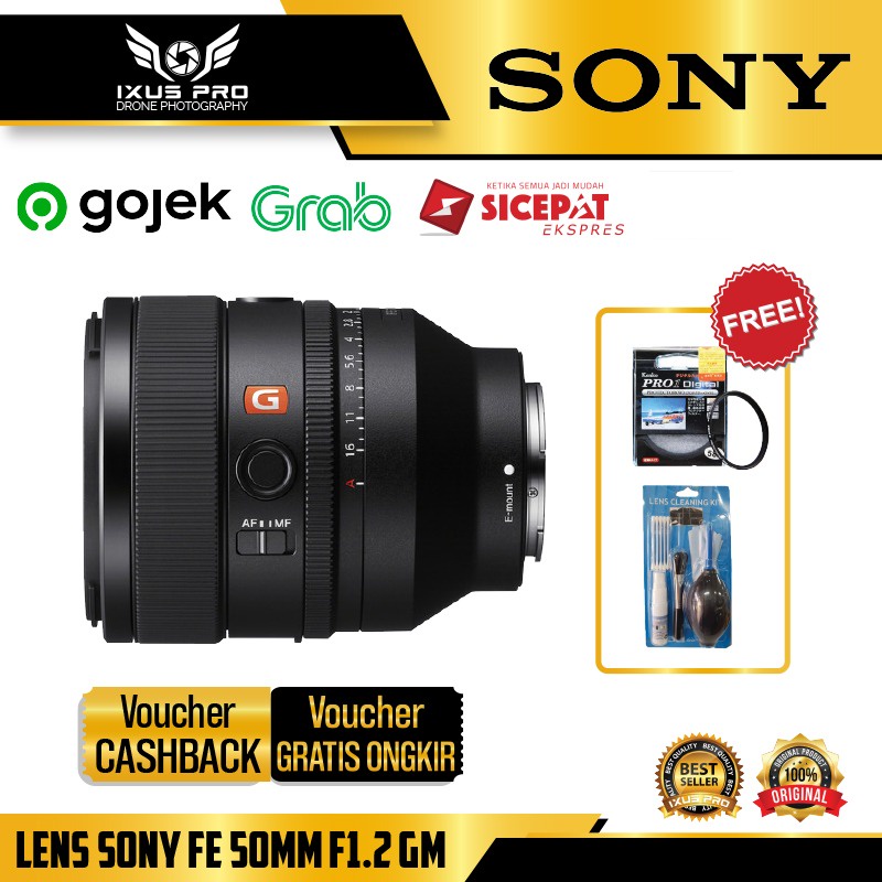 Lensa Sony FE 50mm F1.2 GM - Lensa Sony 50mm GM