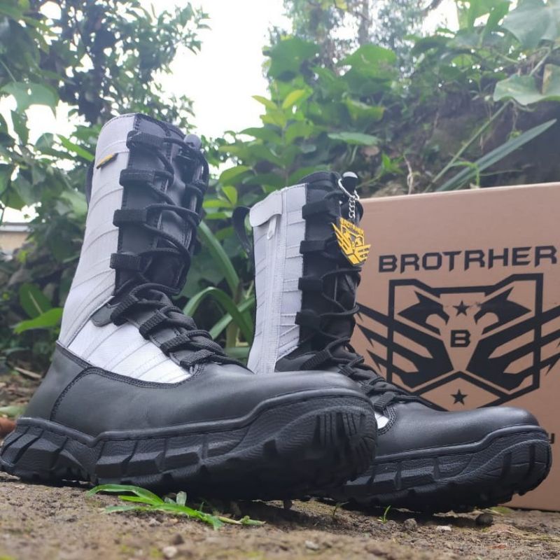 SEPATU PDL NINJA PROVOS POLRI DAN TNI BAHAN KULIT SAPI ASLI MERK BROTRHER SEPATU PDL DINAS LAPANGAN TNI POLRI SECURITY SATPAM