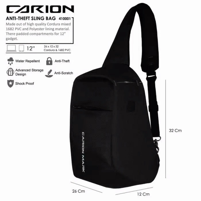 anti theft crossbody sling bag
