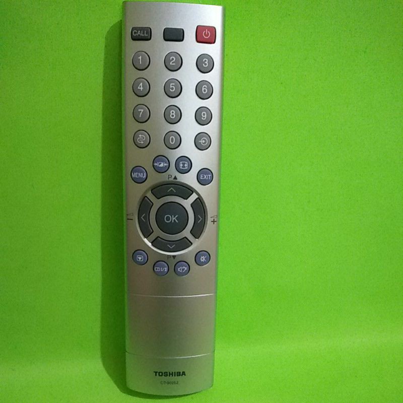 REMOTE REMOT TV TOSHIBA PLASMA LCD LED  CT90252 ORIGINAL ASLI