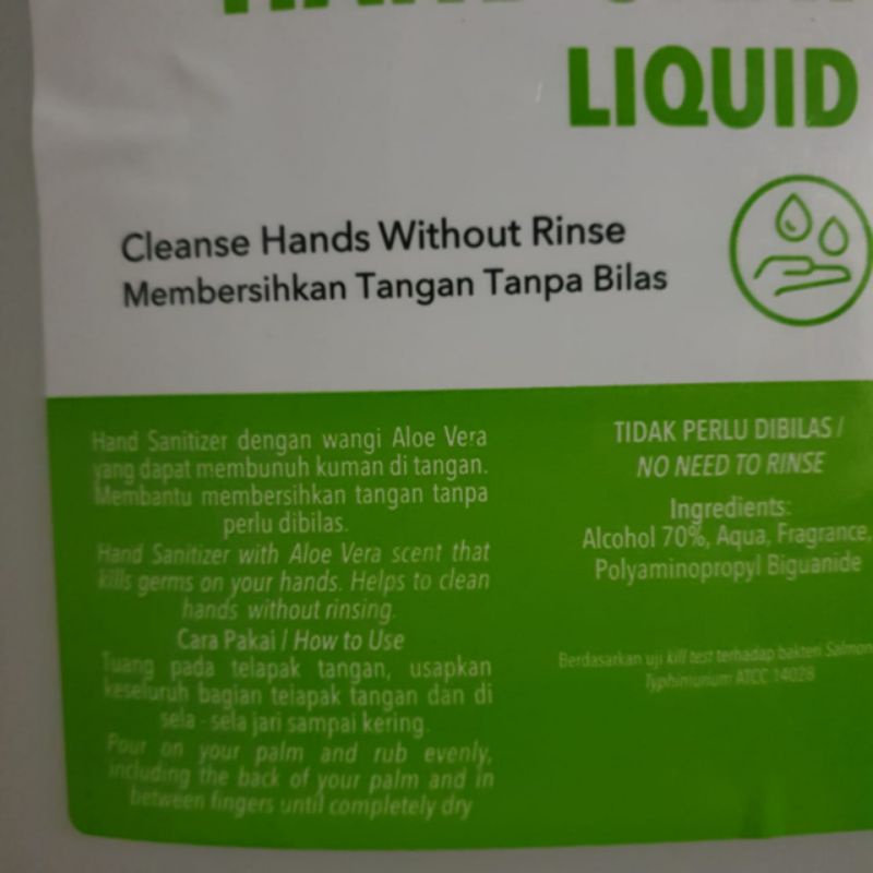 Secret Clean Hand Sanitizer Liquid 5 liter (PALEMBANG BISA GRAB/GOJEK)