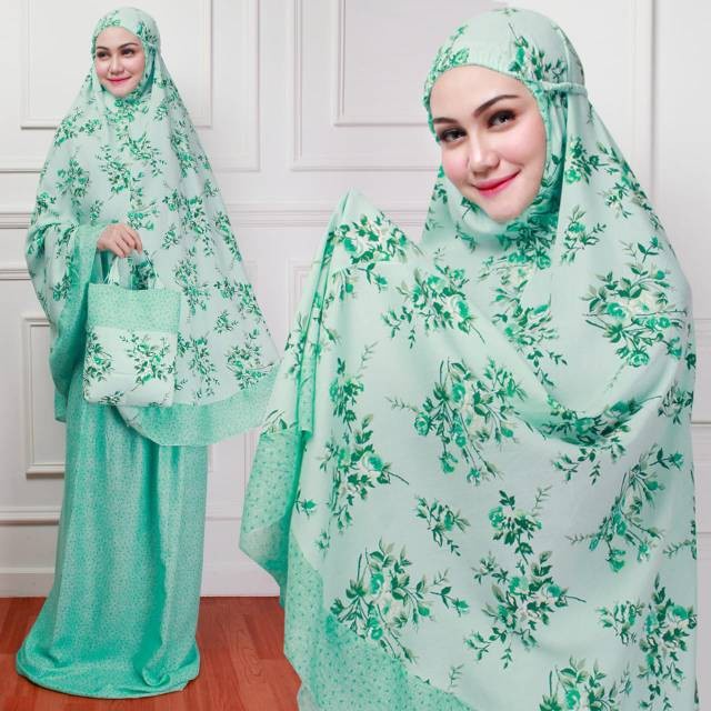 MUKENA- DIONISIA DAHLIA MUKENA RAYON BALI DEWASA JUMBO TERBARU TREN 2020 - UNGU -MUKENA.