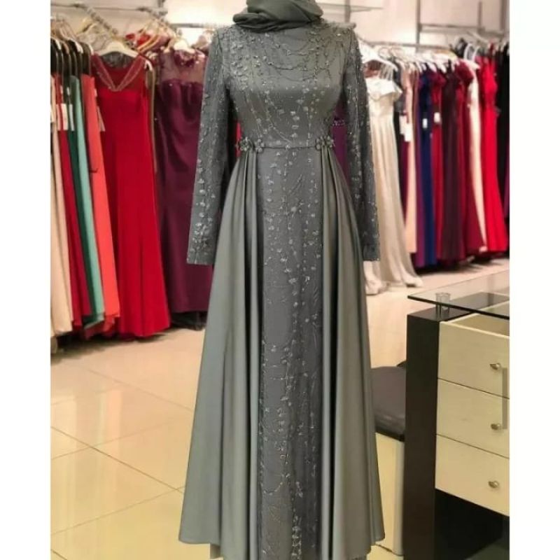 wedding dress terbaru-dress pengantin-dress kondangan-Dress muslim/gaun kondangan-gaun lamaran gaun muslim/fashion wanita terbaru