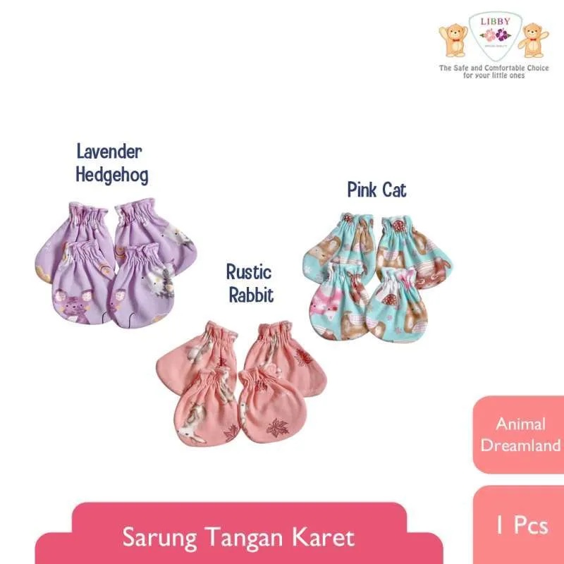 Sarung Tangan dan Sarung Kaki Merk LIBBY - 1 Pasang Kaos Kaki dan Tangan