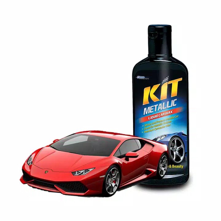 Kit Car Wax Metallic 275 ml Liquid Car Wax Pengkilap Mobil