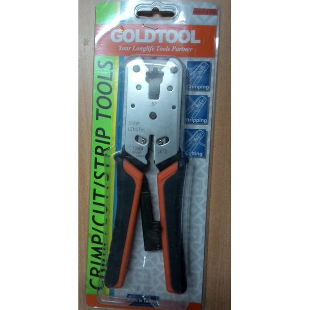 Goldtool Crimping Tool Double TTK-714 cat6