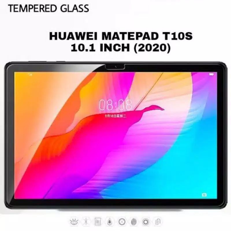 Tempered Glass Huawei MatePad T10s 10.1&quot; Antigores Kaca Screen Guard