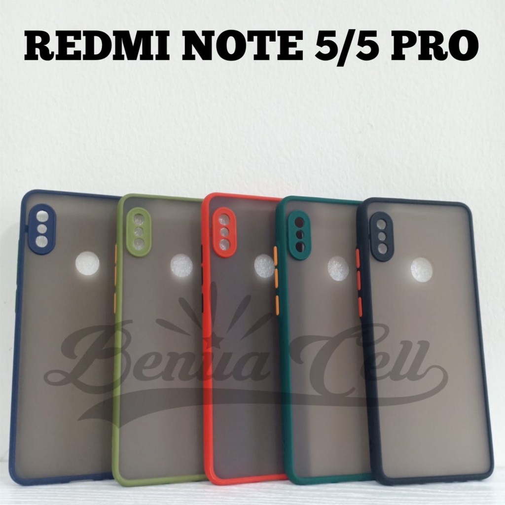 SOFTCASE REDMI NOTE 5 - CASE MATTE FULL COLOR XIAOMI REDMI NOTE 5 PRO - BC