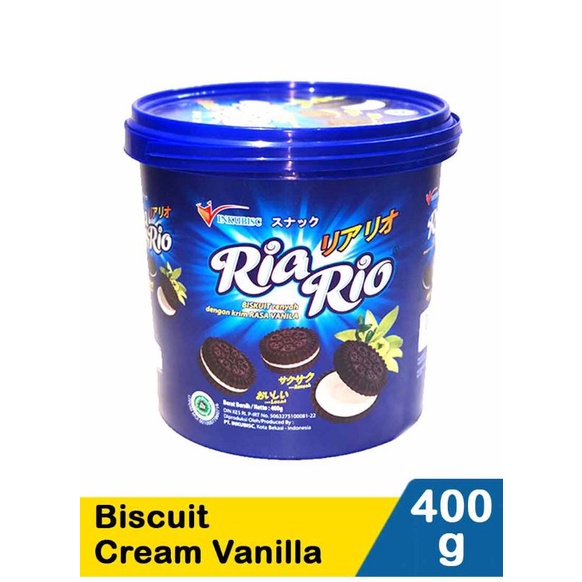 

Inkubisc Ria Rio Biscuit Cream Vanilla 400G