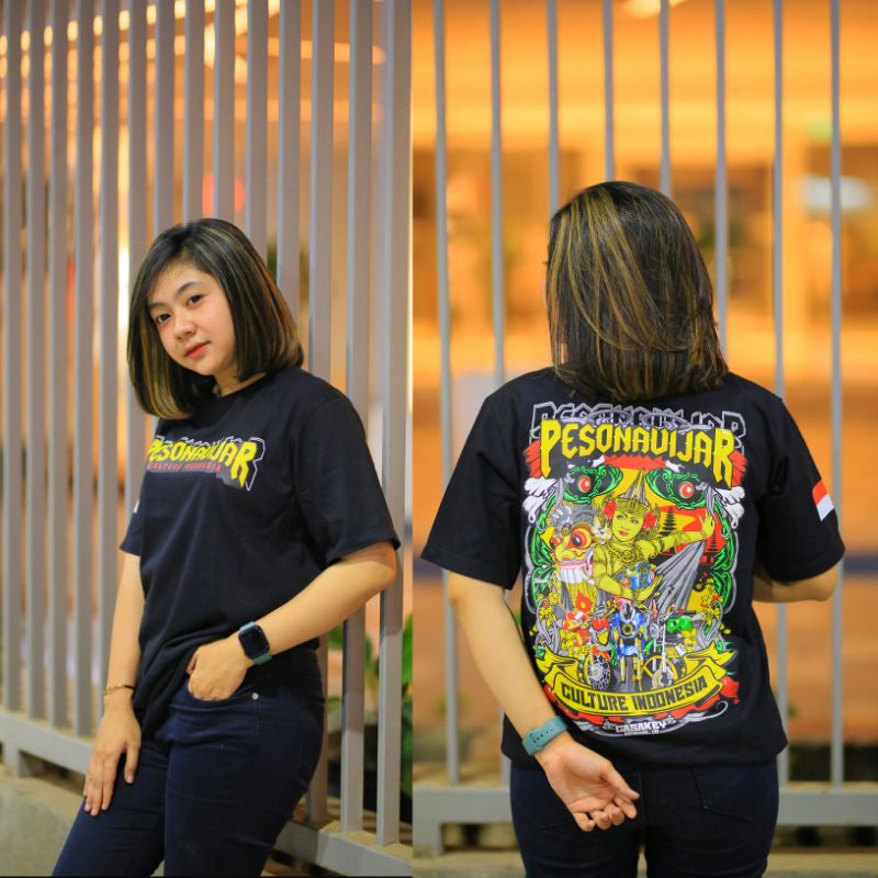 Jual KAOS PESONA VIJAR TERBARU FREE 3 STICKER | Shopee Indonesia