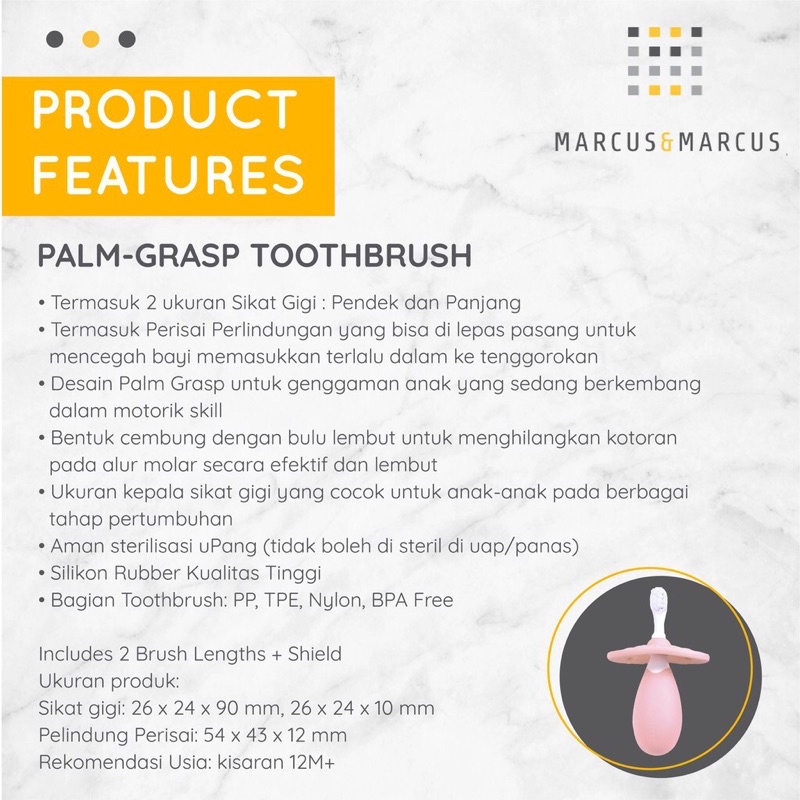 Marcus &amp; Marcus Palm-Grasp Toothbrush