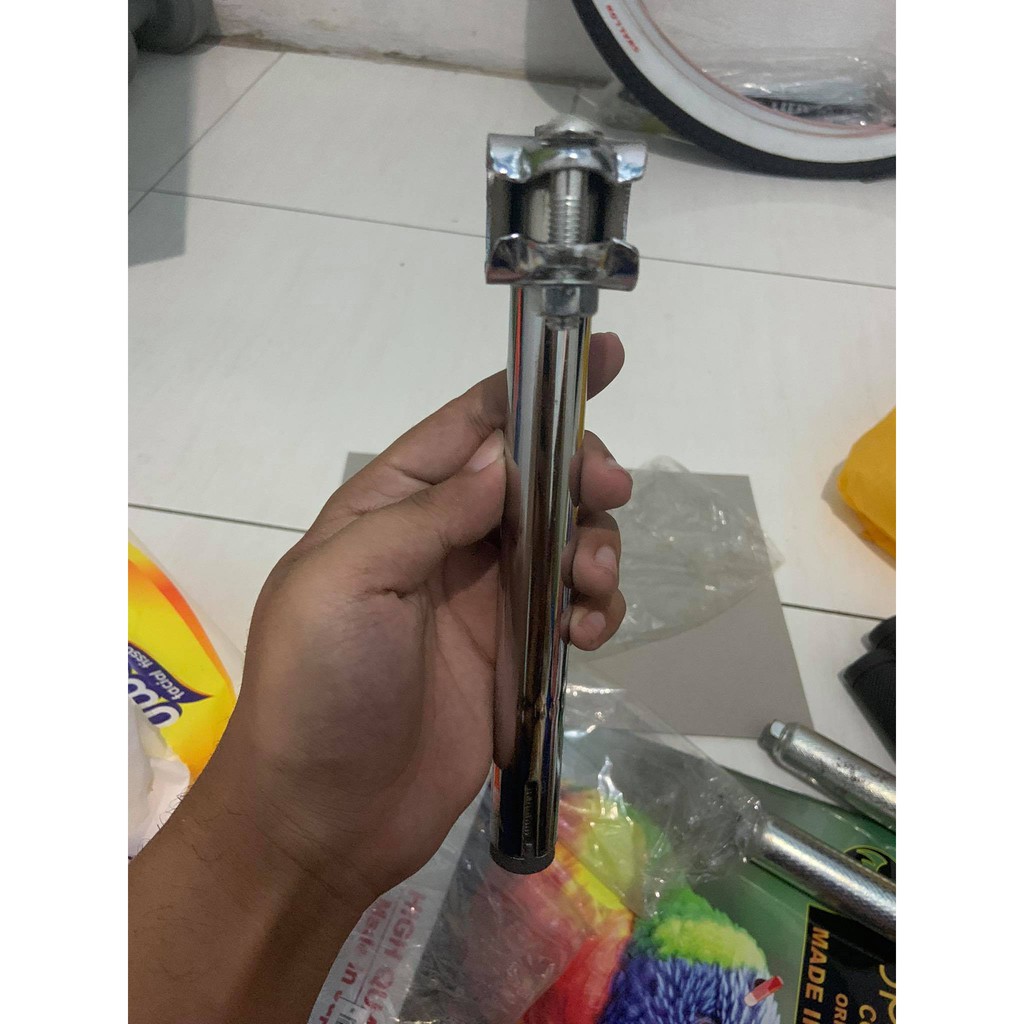 Cagak setir sepeda mini dan jengki insert 25,4 mm
