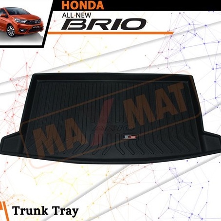 TT- ALL NEW BRIO 2018 UP TRUNK TRAY HONDA BRIO KARPET BAGASI BELAKANG BRIO LUGGAGE TRAY AN BRIO AKSE