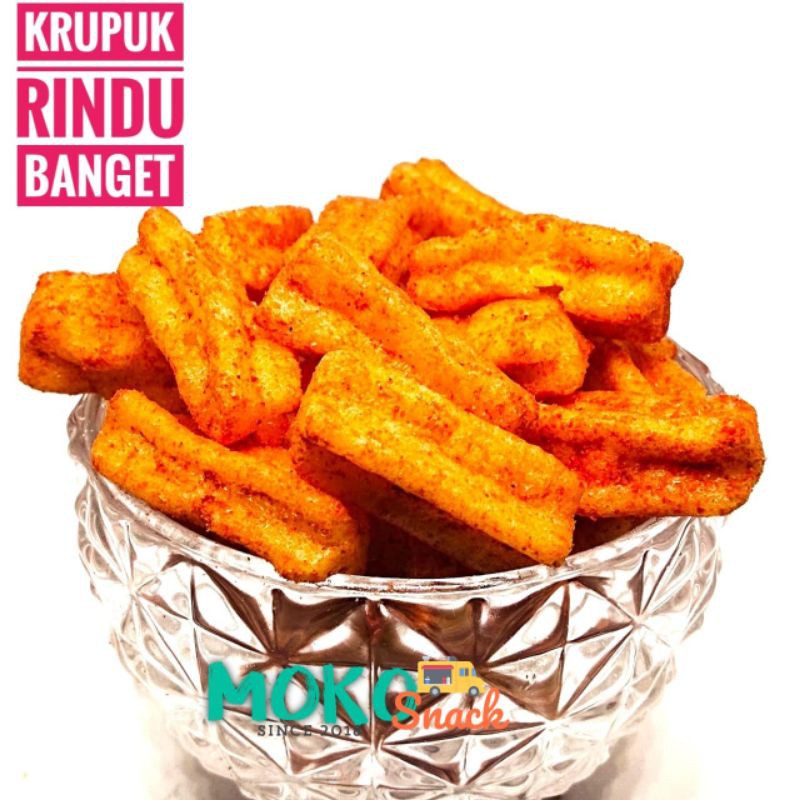 

Snack cemilan kiloan krupuk rindu banget | krupuk rindu banget 250gr