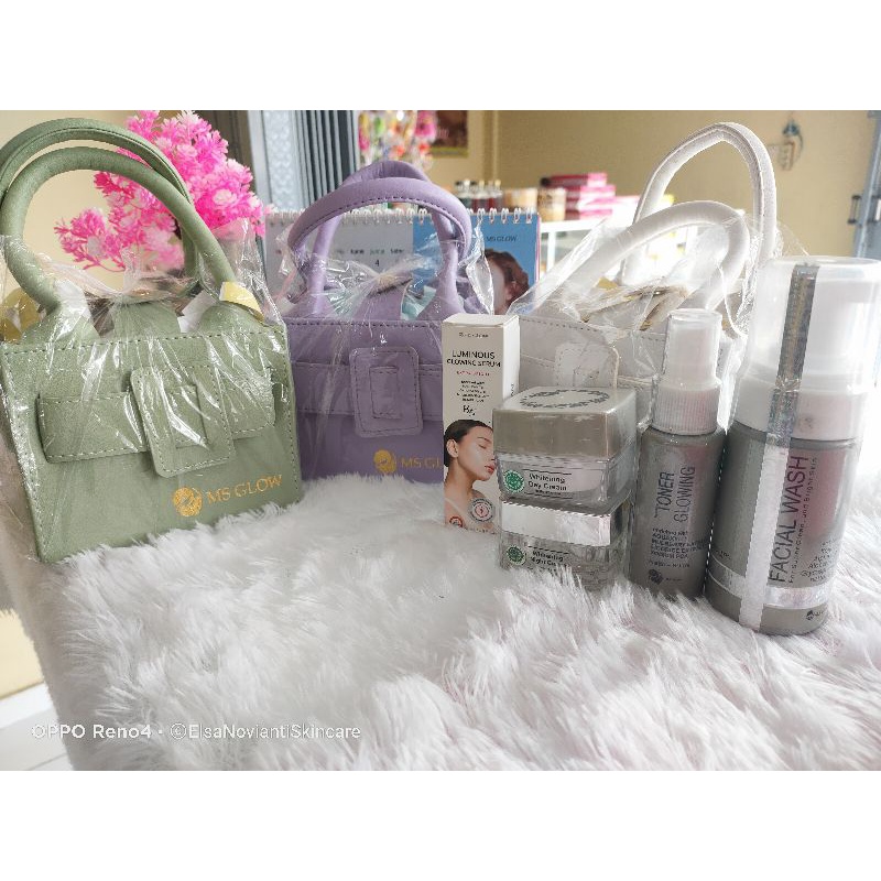 Beli satu paket ms glow free Sling bag MS GLOW