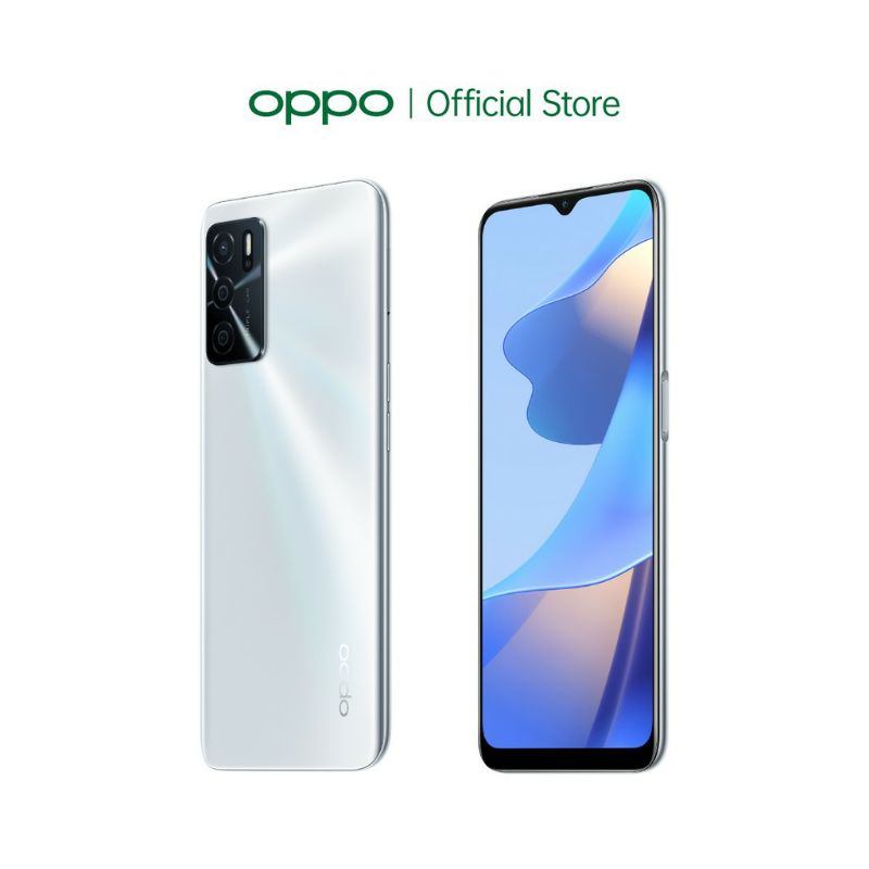 oppo a15 / a15s / a16 ram 3/32 & 4/64 gb resmi-A16 putih