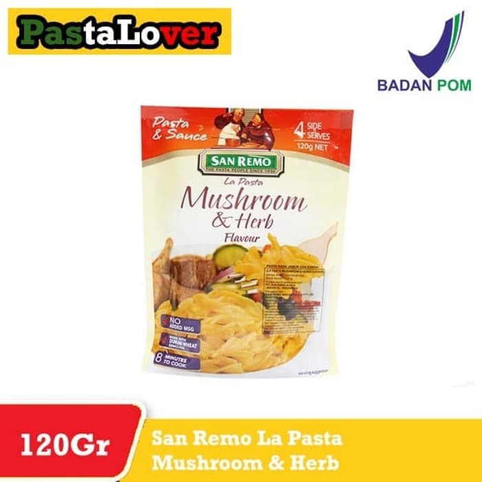 

San Remo La Pasta Mushroom & Herb 120 Gr