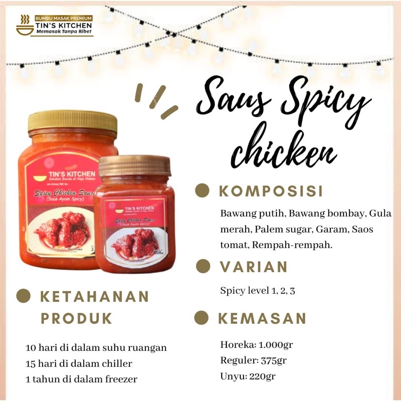 

Saus spicy chicken