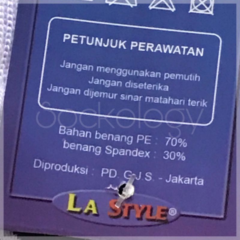 (HARGA PER 3pcs) Kaos kaki sekolah merk student