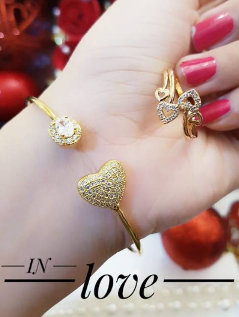 Xuping set perhiasan lapis emas 24k 2536k