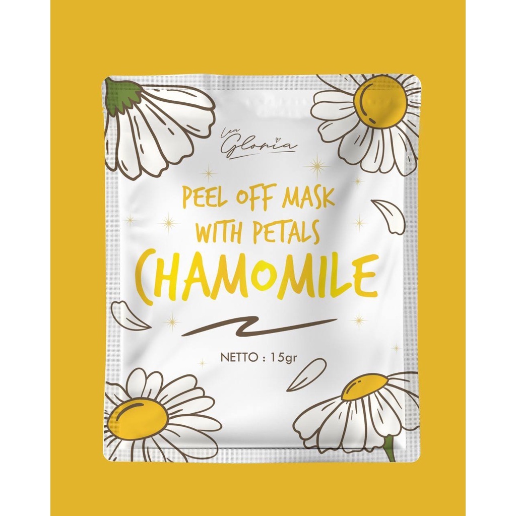 BPOM✅ Peel Off Mask Petals By Lea Gloria 15gr