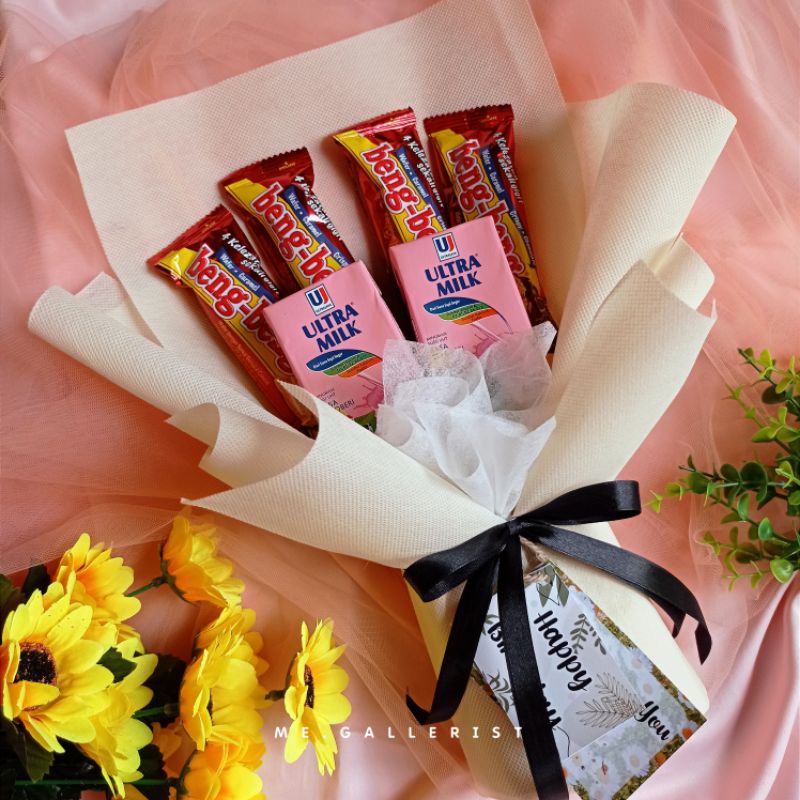

BUKET SNACK || Buket Beng-beng || Buket Valentine || Bouquet Snack