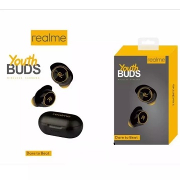 Headset Bluetooth Realme Youth Buds Model Touch ( Dear To Beat ) Super Bass Earphone Wireless For An