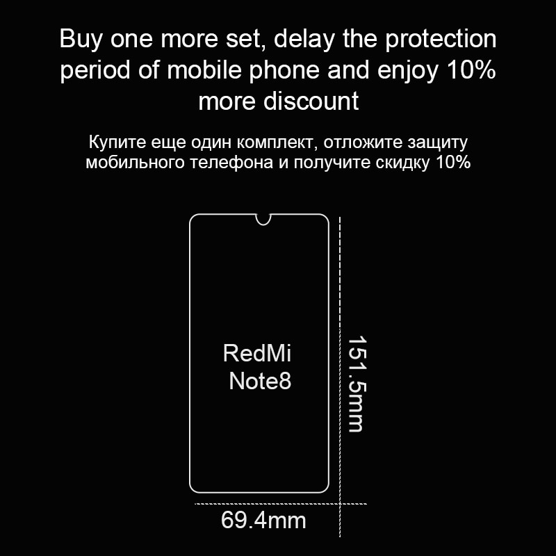 3pcs Tempered Glass Pelindung Layar Untuk Xiaomi Redmi Note 7 9s 5 8 Pro 8t 9 Pro Max Redmi 5 Plus 6a