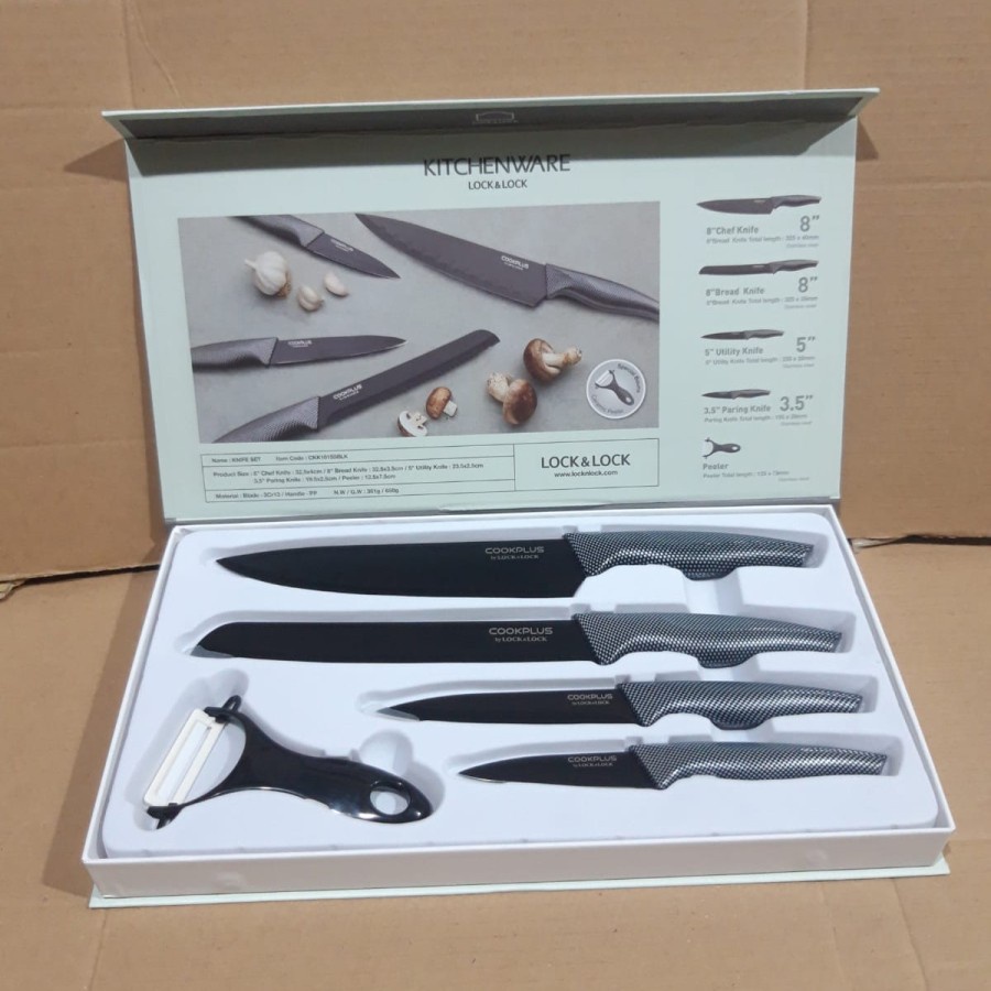 PISAU SET / KITCHEN KNIFE SET LOCK &amp; LOCK TAJAM TERMURAH ORIGINAL