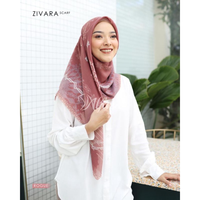 ZIVARA SCARF ALFASA HIJAB HIJAB SEGIEMPAT PREMIUM EXCLUSIVE