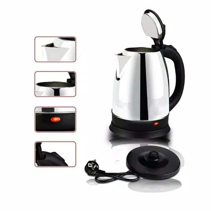 Teko Listrik 2 Liter Pemanas Air Electric Heat Kettle 2 Liter