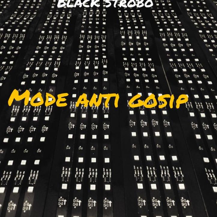 [PRODUK DVHCP] strobo kaca depan mobil 12v/24v Led hitam 120cm-140cm pickup truck l300 elf canter QN