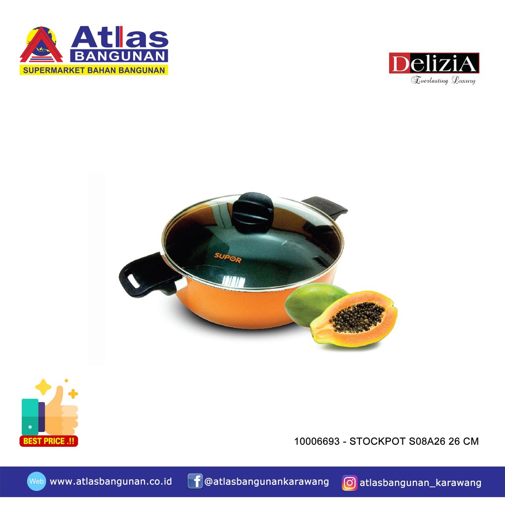 Panci SUPOR Fruit Series - Stockpot Fruits Series SUPOR S08A26