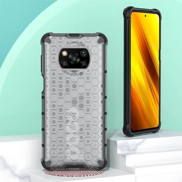 POCOPHONE M3 / POCOPHONE X3 NFC CASE HARDCASE RUGGED ARMOR HONEY COMB BEST