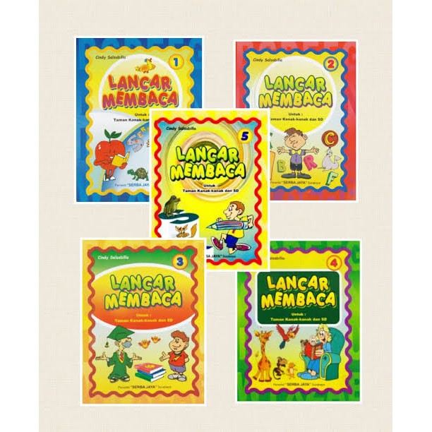 Buku Anak - Lancar Membaca Jilid 1-10