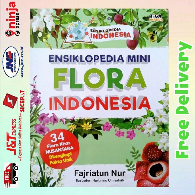 Ensiklopedia Mini Flora Indonesia Buku pengetahuan anak