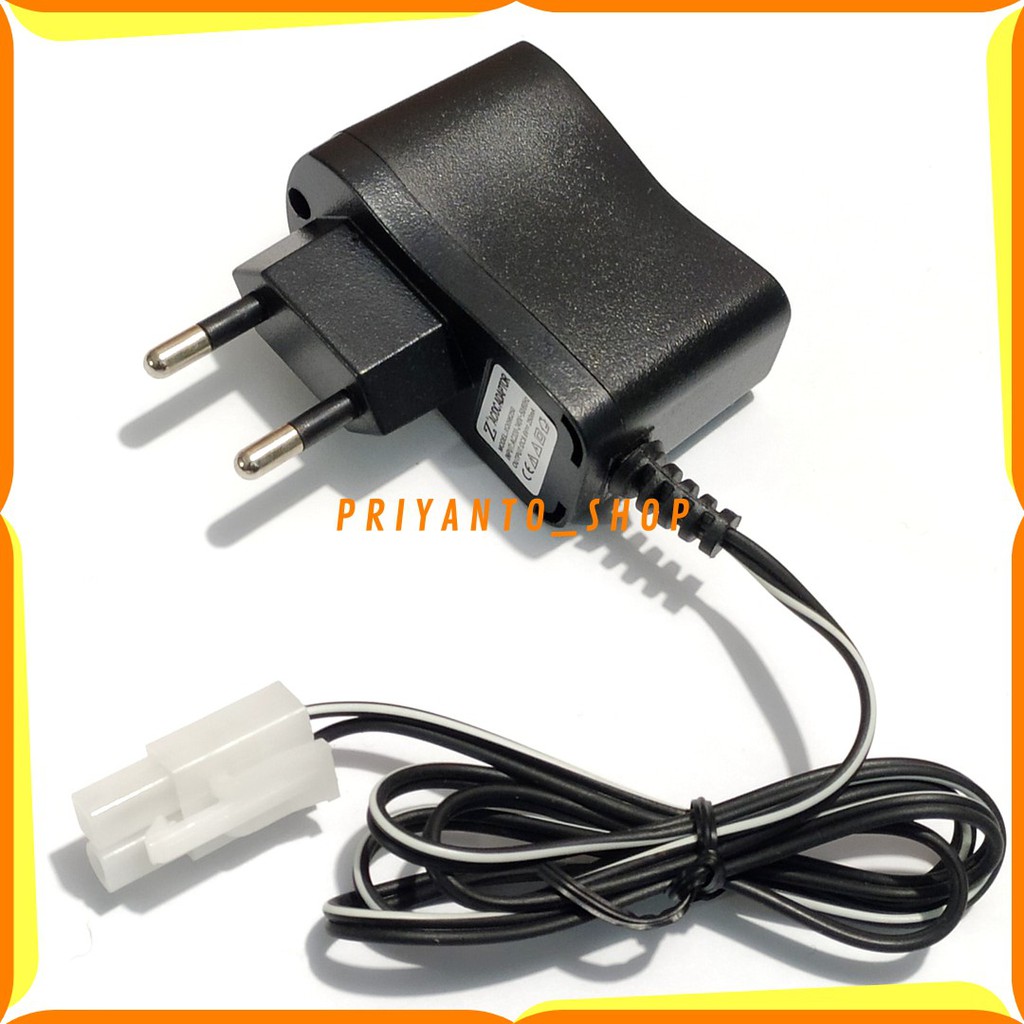 Charger Cas Adaptor RC Mobil Remote Control model 2 Socket Putih