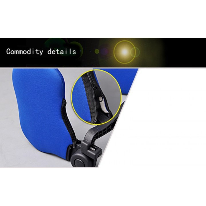 Colorful Travel Adjustable Car Seat Headrest Neck Side Cushion