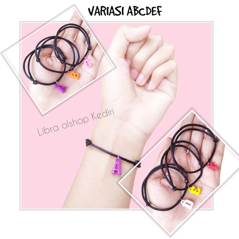 A - F Gelang inisial huruf abjad