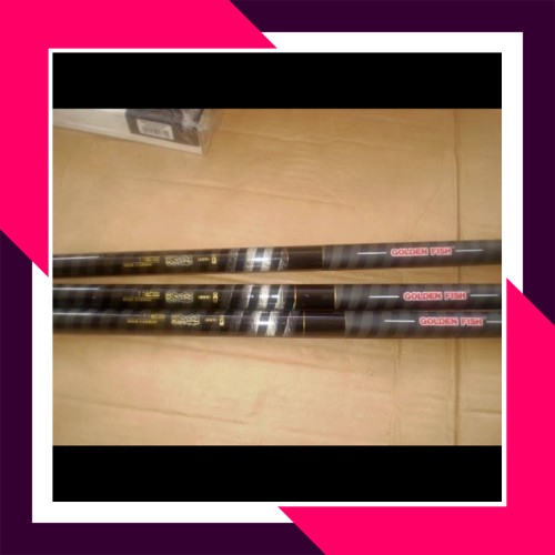 Joran Pancing Rod Pole TEGEK GOLDEN FISH HIGH CARBON Bahan CARBON GRAPHITE 630cm