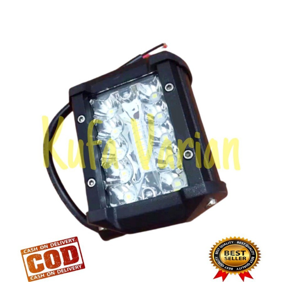 Lampu Tembak Motor Mobil Sorot LED 10 Titik Mata + LED Bar 10 Titik Mata ( 20 Mata ) 20 Watt 4243 vario mio beat nmax xmax lexi aerox adv vixion satria fu ninja byson genio supra kharisma revo spacy fino m3 xeon jupiter z