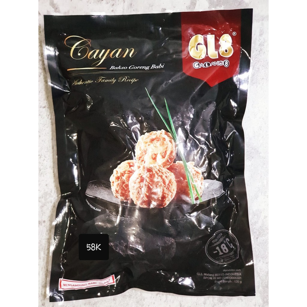 

Bakso goreng Babi udang /Cayan/ Frozen food GL8