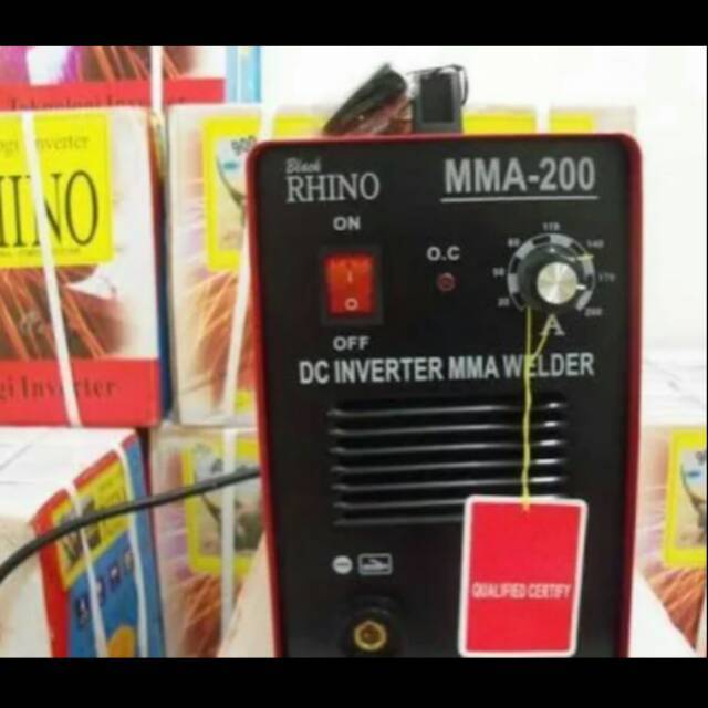 Mesin Las Travo Las Inverter RHINO MMA 200 A 1500 Watt