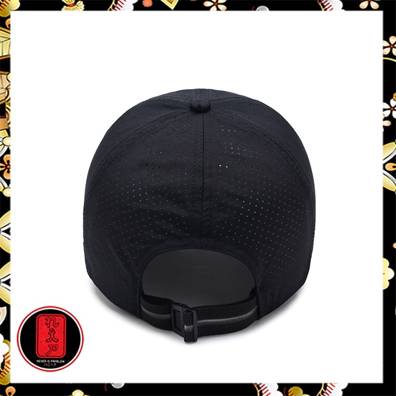 FLB Topi Baseball Snapback Polkadot - MZ237 - Black