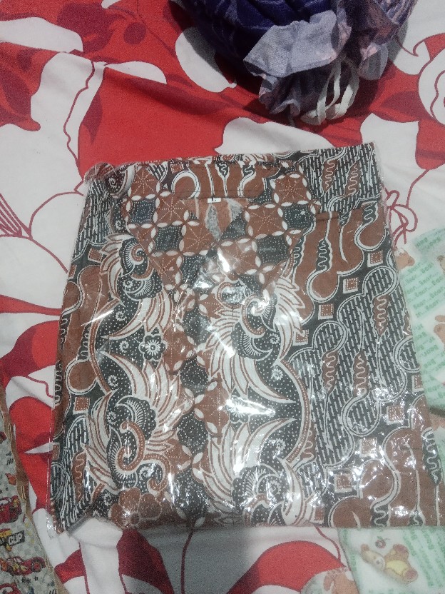 Bswart Batik Hrb026 Kenongo Hem Pendek Padi Pekalongan M L Xl Batik Pria Murah Modern Grosir